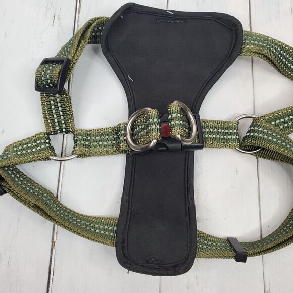 KONG Dog Harness, Comfort + Reflective Padded Green Size Large - Picture 7 of 12